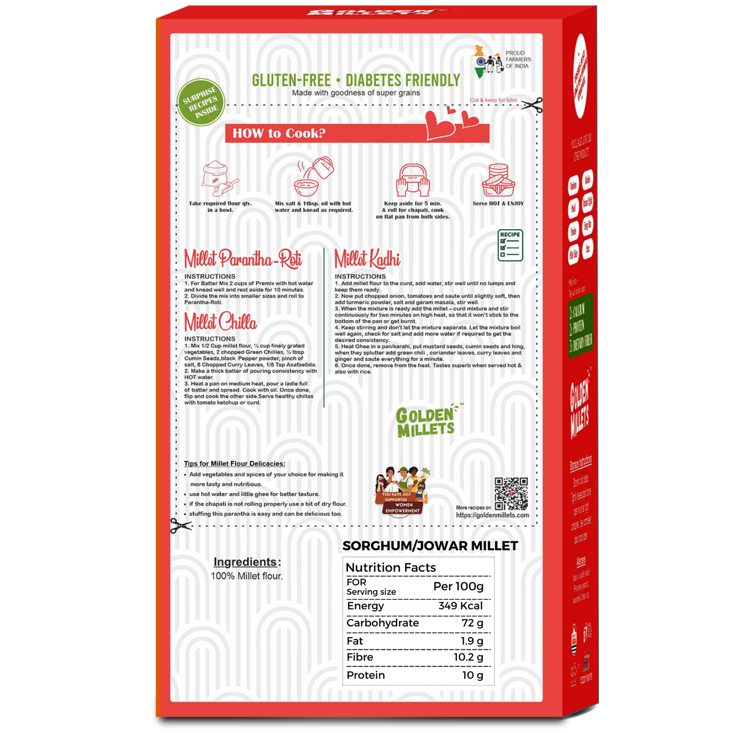 Ragi Jowar Bajra Flour Combo