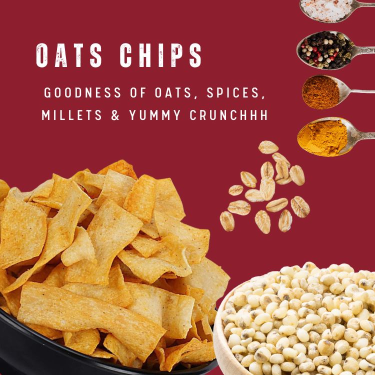 Oats Chips 100% Roasted Snacks