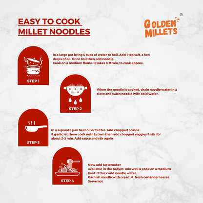 Cheese masala Millet Noodle