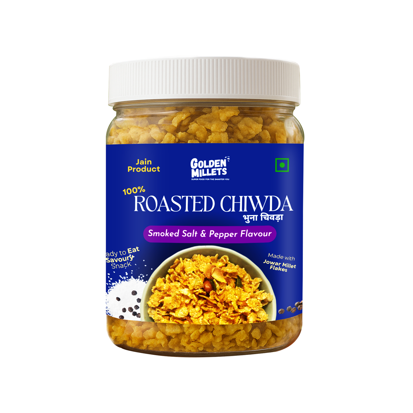 Smoked Peri Peri Chiwda Namkeen