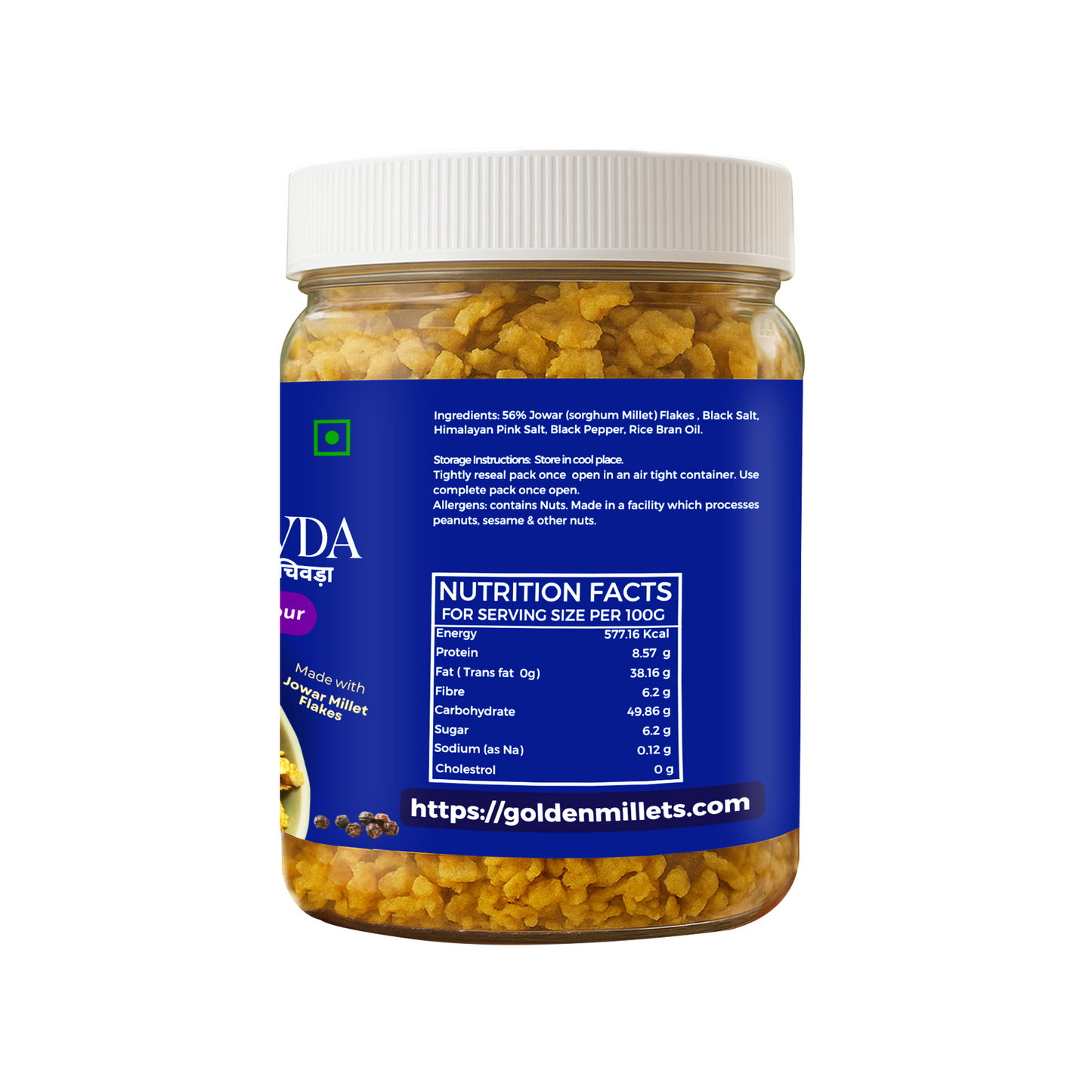 Smoked Peri Peri Chiwda Namkeen